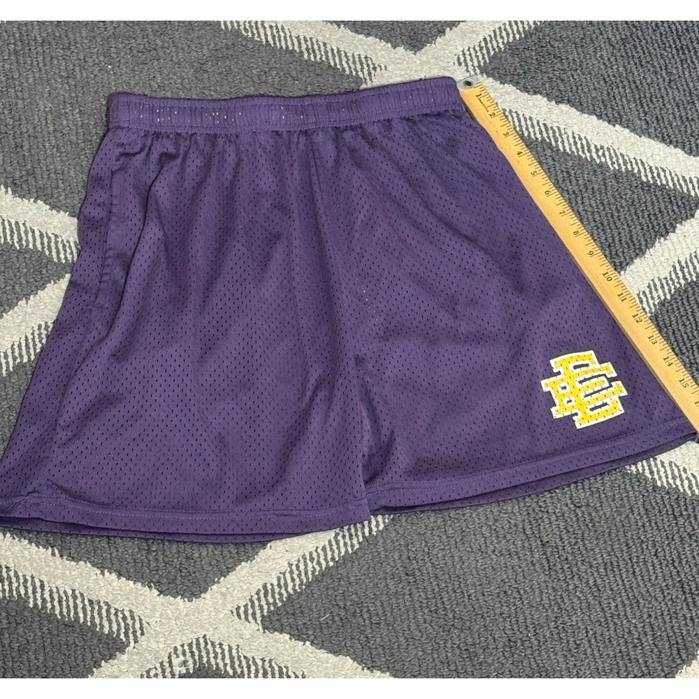 Eric Emanuel Men's L Purple Mesh Sweat Shorts